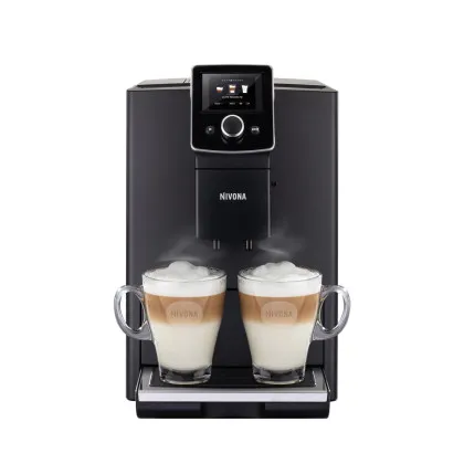 Nivona NICR 820 Vollautomat CafeRomatica Mattschwarz / Chrom